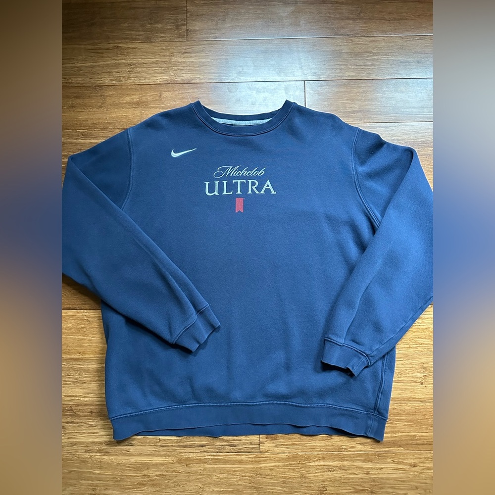 Nike Michelob Ultra Crewneck Men's L Navy